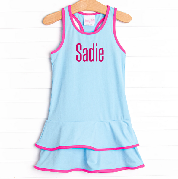 Sassy Sport Tennis Dress, Blue