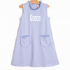 Grace Pocket Dress, Periwinkle Stripe