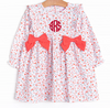 Beginning to Flourish Side Tie Dress, Red