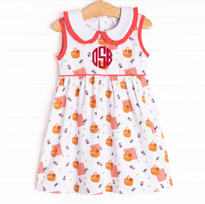 Picnic Party Dress, Red