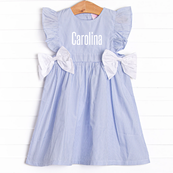 Coastal Carolina's Side Tie Dress, Blue