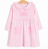 Lydia Pocket Dress, Pink Stripe