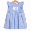 Tatum Dress, Blue Gingham