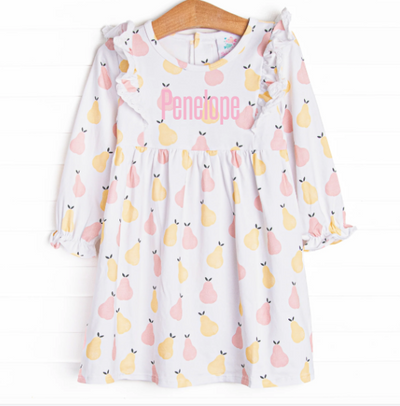 Perfect Pear Dress, Yellow