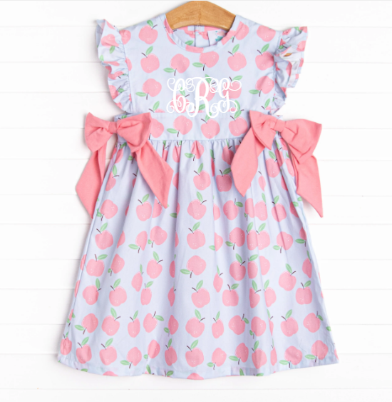 Pink Lady Picks Side Tie Dress, Pink