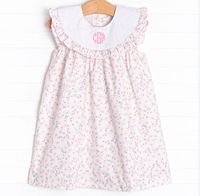 Countryside Carnations Dress, Pink