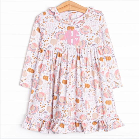 Be Thankful Dress, Pink