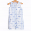 Day At Sea Short Romper, Blue