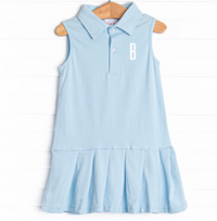 Wimbledon Winner Tennis Dress, Blue