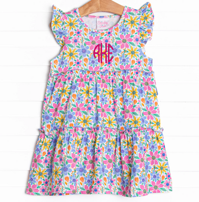 Groovy Garden Dress, Purple