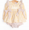 Amber Autumn Diaper Set, Yellow