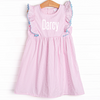 Darcy Dress, Pink Stripe