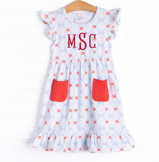 Perfectly Polished Pocket Dress, Red