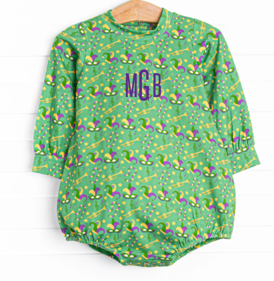 Mardi Gras March Bubble, Green