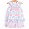 Kennedy Ruffle Short Set, Pink