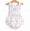 Corgi on the Coast Sunsuit, Blue