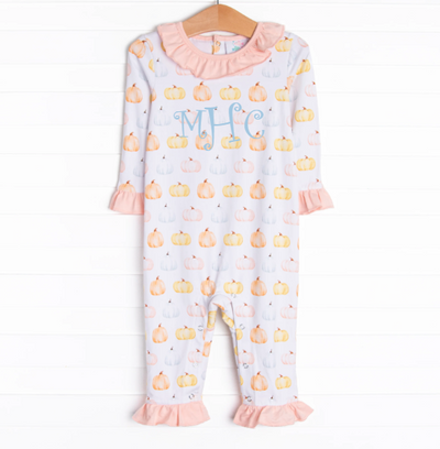Pastel Pickins Ruffle Romper, Pink