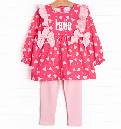 Lots of Love Lolly Legging Set, Pink