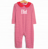 Elliot Romper, Red Stripe