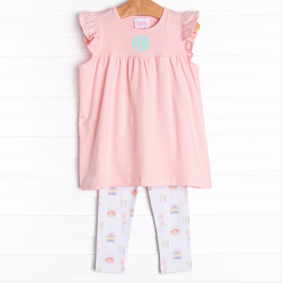 You're Invited Legging Set, Pink