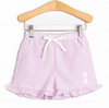 Serenity Seersucker Ruffle Pocket Shorts, (2 Colors)