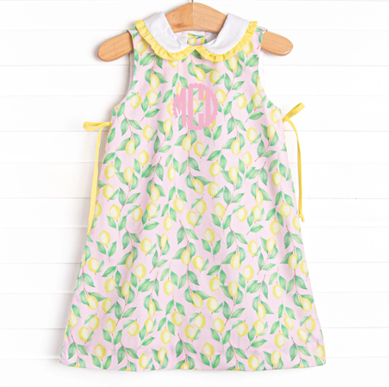 Miss Meyer Collared Dress, Yellow