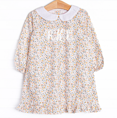 Bitsy Blooms Dress, Yellow