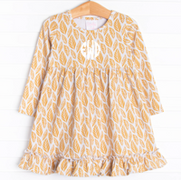 Leaves of Fall Dress, Yellow