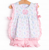 Sweet Spring Treat Short Set, Pink