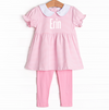 Erin Legging Set, Pink Stripe