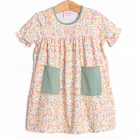 Colors of the Wind Pocket Dress, Green