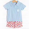 Pick of the Picnic Short Set, Blue