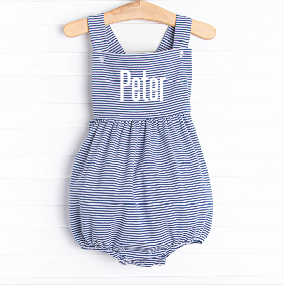 Peter Sunsuit, Denim Blue Stripe