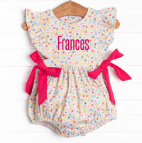 Fuchsia Florals Bubble, Pink