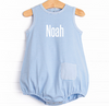 Noah Pocket Bubble, Medium Blue Stripe