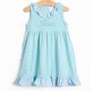 Mint to Be Sleeveless Ruffle Dress, Green