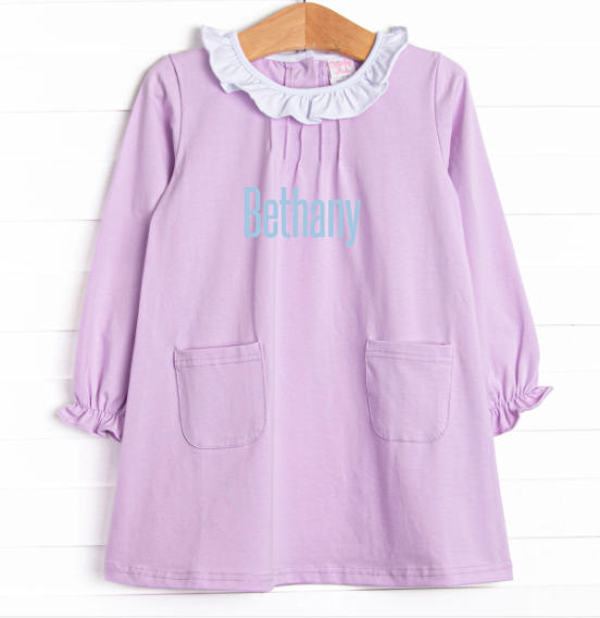 basic purple dress Beyond Basic Babydoll Dress in Dusty Purple