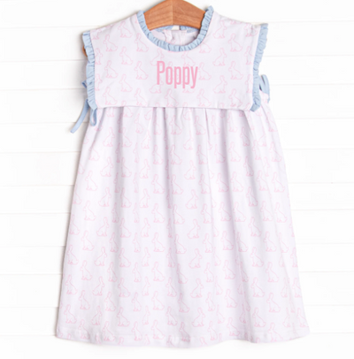 Bunny Blessings Dress, Pink