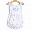 Whale Watch Sunsuit, Blue