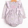 Gingham Gardenias Bubble, Pink