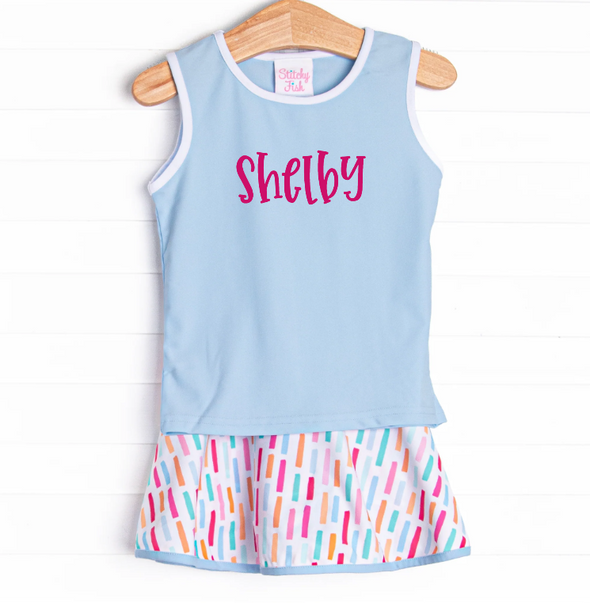 Shelby Skort Set, Blue