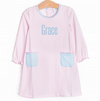 Grace Gingham Pocket Dress, Pink