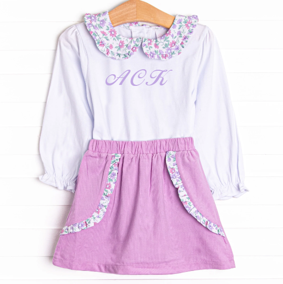 Lavender Haze Skirt Set, Purple