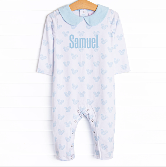 Sure is Swell Romper, Blue