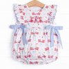 Home of the Brave Side Tie Bubble, Blue