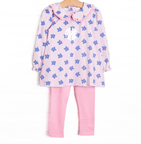All Around Floral Legging Set, Pink