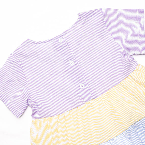 Serendipity Stripes Dress, Purple