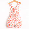 Bali Berries Bubble Romper, Red