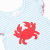 Cutest Crab Short Set, Blue