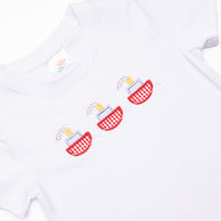 Full Steam Ahead Applique Top, White